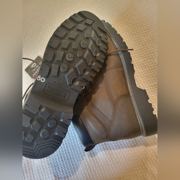 Wolverine Men's Brown Leather Boots - Picture 11 of 14